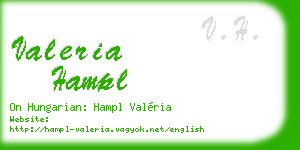 valeria hampl business card